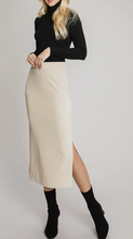Load image into Gallery viewer, Cream Velvet Skirt
