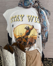 Load image into Gallery viewer, Stay Wild Fringe Tee
