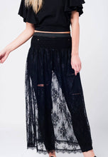 Load image into Gallery viewer, Black Lace Skirt
