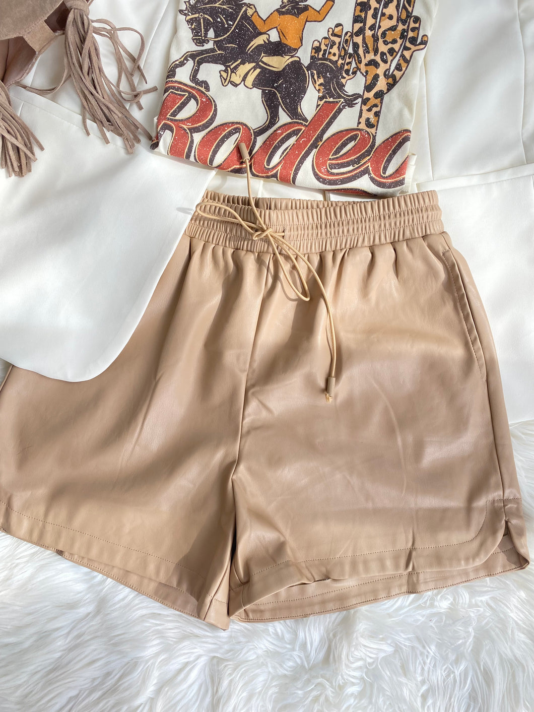 The Buster Leather Shorts